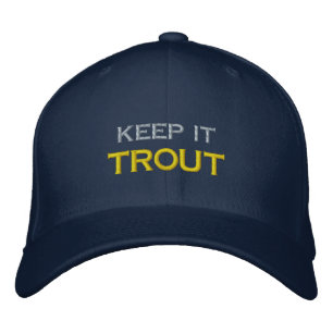 COOL KEEP IT TROUT STAY REEL FISHING FATHER'S DAY EMBROIDERED HAT