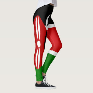 Cool Kenya Flag Fashion Leggings