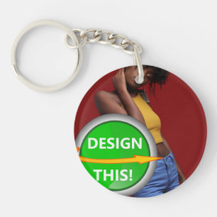 COOL! Keychain - Acrylic Circle (single-sided)