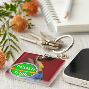 COOL! Keychain - Acrylic Square (double-sided)