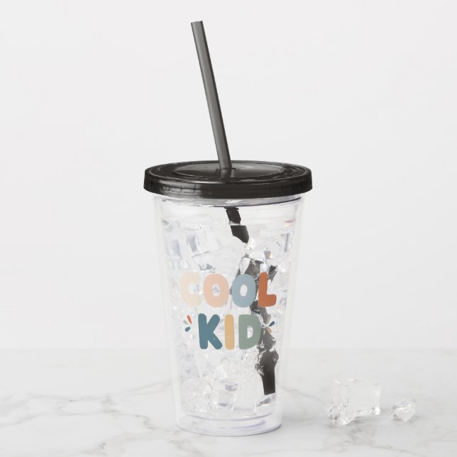 Cool Kid - Trendy Tumbler for All  (Front Ice)
