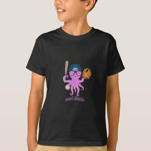 Cool Kids Baseball Octopus T-Shirt
