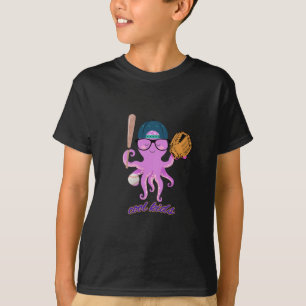 Cool Kids Baseball Octopus T-Shirt