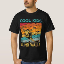 Cool Kids Climb Walls Extreme Sport Rock Climbing