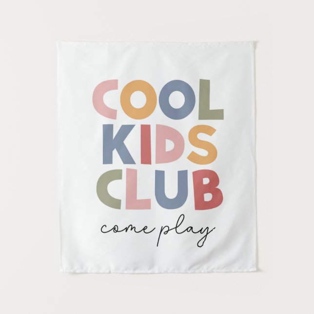 Cool Kids Club Tapestry (Front)
