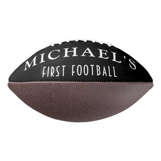 Cool Kids First Football Birthday Gift American Football (Rotated 270)
