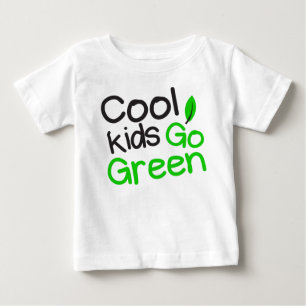 cool kids go green baby T-Shirt