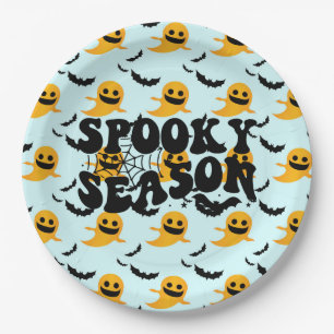 Cool Kids Haunted Ghosts Party Paper Plates
