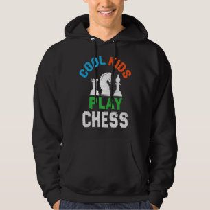 Cool Kids Play Chess For Men Kids Pieces Chess Hoodie
