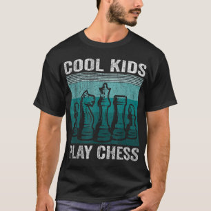Cool Kids play Chess Kids Chess Funny Chess Lover T-Shirt