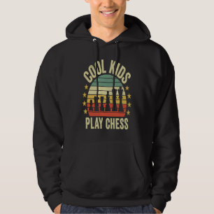 Cool Kids Play Chess Player For Chess Boys 1 Hoodie