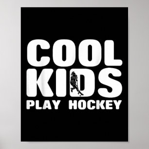 Cool Kids Play Field Hockey Girl Poster