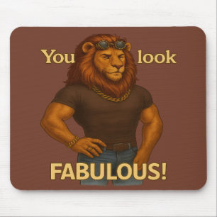 Cool King Lion – Effortlessly Fabulous Mouse Mat