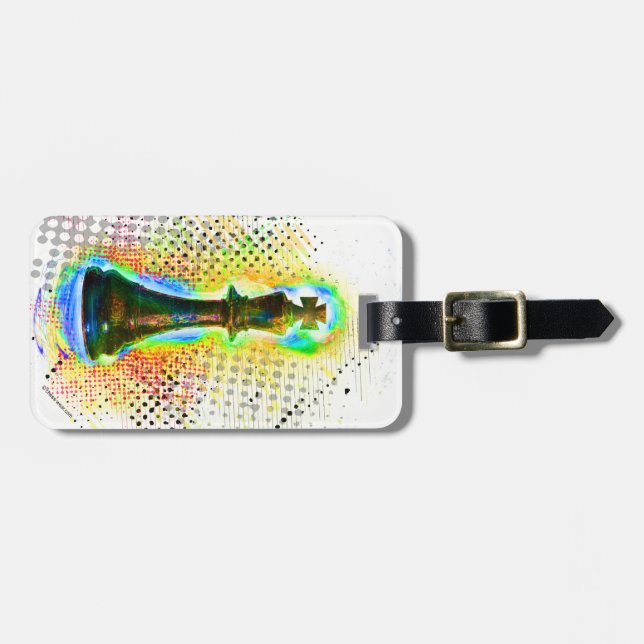 Cool King Luggage Tag (Front Horizontal)