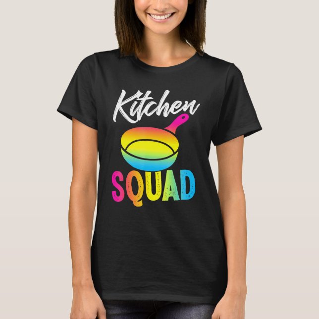 Cool Kitchen Squad - Pansexual Colour Pan Cuisine T-Shirt (Front)