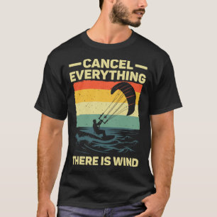 Cool Kitesurfing Art For Men Women Kite Surfing Ki T-Shirt