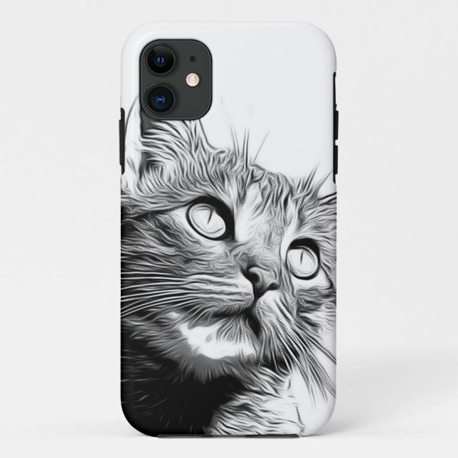 Cool Kitty Design Case-Mate iPhone Case (Back)