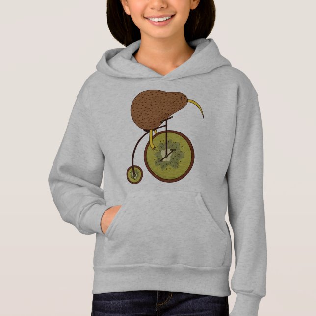 Cool Kiwi Bird on Kiwi Fruit Design (Front)