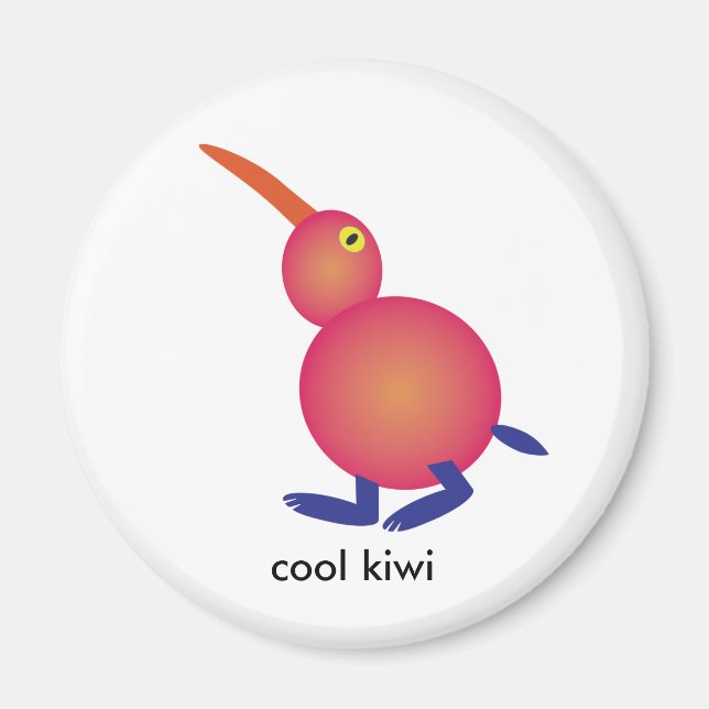 cool kiwi magnet (Front)