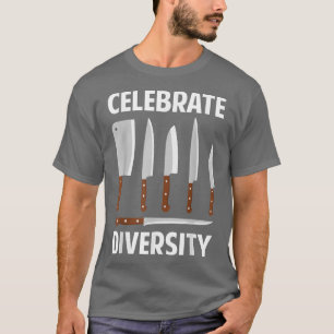 Cool Knife For Men Women Kitchen Cooking Knife Col T-Shirt