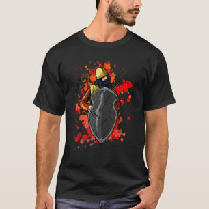 Cool Knight With Helmet T-Shirt