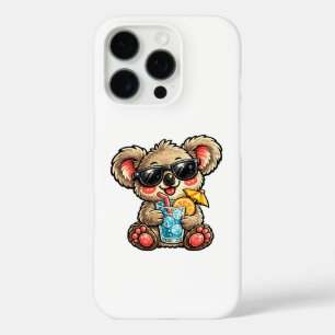 Cool Koala Drink iPhone 16 Pro Case