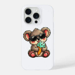 Cool Koala Ice Cream iPhone 15 Pro Case
