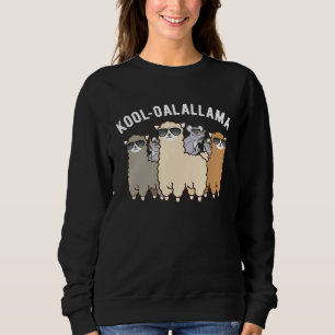 Cool Koala On Llama Cria Herd Sunglasses On Cute A Sweatshirt