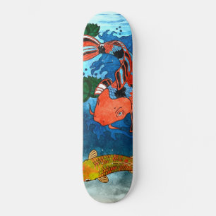 Cool Koi Fish Skateboard - Custom Sizes