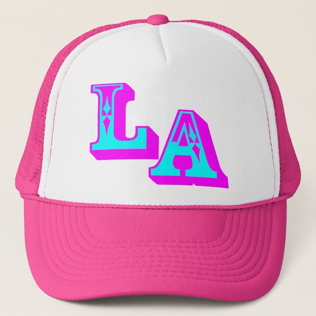 •°♥§Cool LA Logo Stylish Trucker Hat§♥°• Hat (Front)
