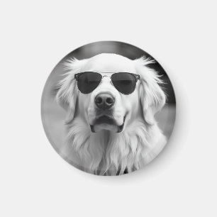 Cool Labrador with Sunglasses – Funny Dog Design Magnet