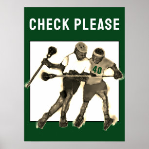 Cool Lacrosse Poster