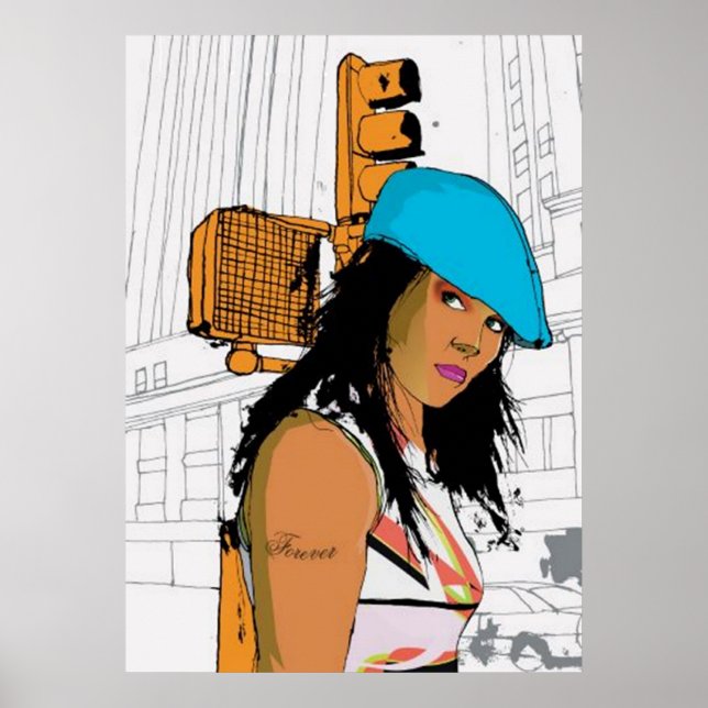 Cool Lady Poster (Front)