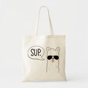 Cool lama tote bag