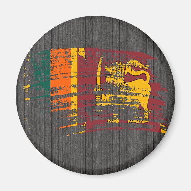 Cool Lankan flag design Magnet (Front)