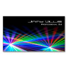 Cool Laser Light Club - DJ Business Card