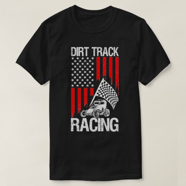 Cool Late Model Dirt Track Racing Gift For Men Wom T-Shirt (Design Front)