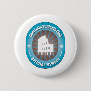 Cool Latin Students Club 6 Cm Round Badge