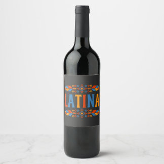 Cool Latina Wine Label
