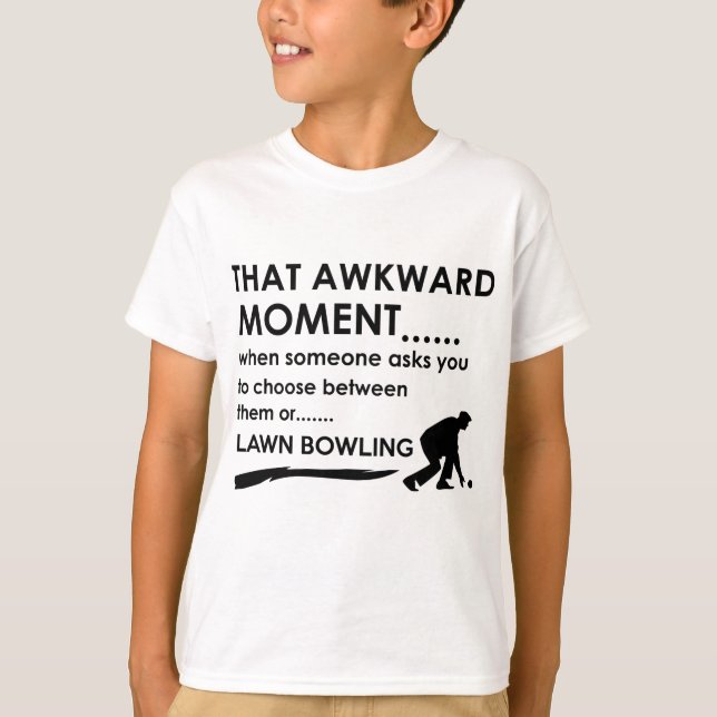 Cool lawn bowl  designs T-Shirt (Front)