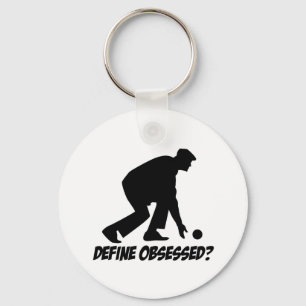 Cool Lawn Bowl Lovers Designs Key Ring