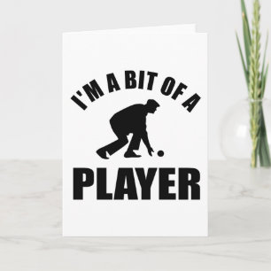 Cool Lawn bowling design Card