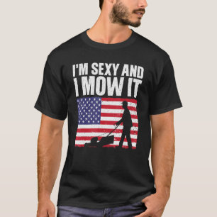 Cool Lawn Mower For Men Women Mowing Landscaper 4t T-Shirt