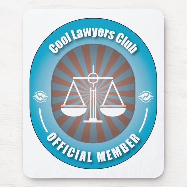 Cool Lawyers Club Mouse Mat (Front)