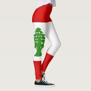Cool Lebanon Flag Fashion Leggings