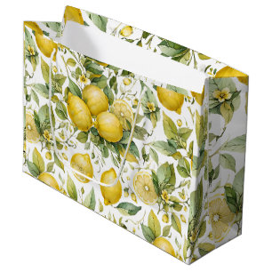 cool lemon gift bag