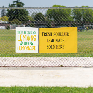 cool lemonade vendors word art banner