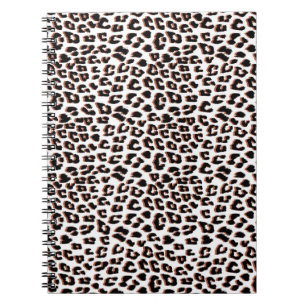 Cool Leopard Animal Print Pattern Notebook