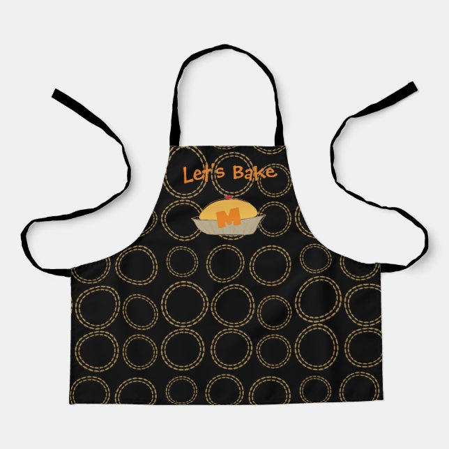 Cool  Let's Bake Baking Star Apron (Front)