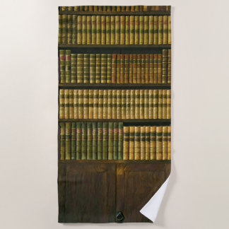 Cool librarian gift beach towel